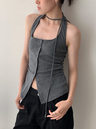 pleated lace Top