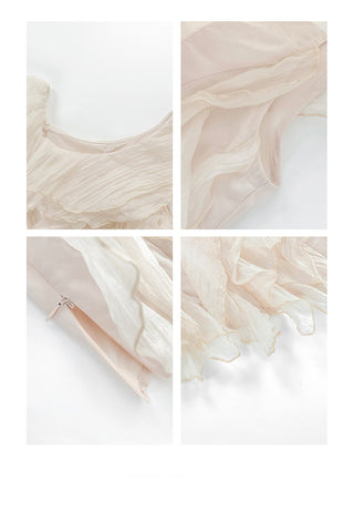 ruffled chiffon top