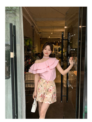 cold-shoulder top