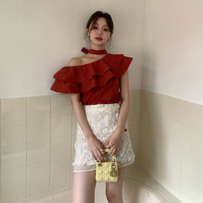 cold-shoulder top