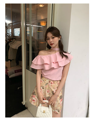 cold-shoulder top