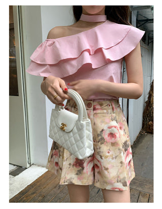 cold-shoulder top