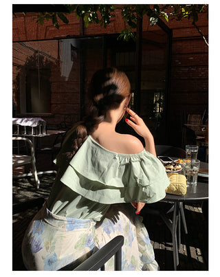 cold-shoulder top