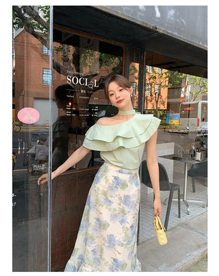 cold-shoulder top