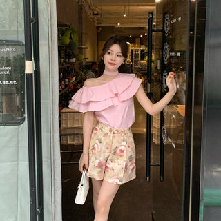 cold-shoulder top