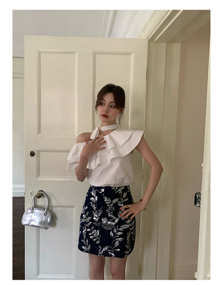 cold-shoulder top