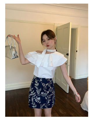 cold-shoulder top