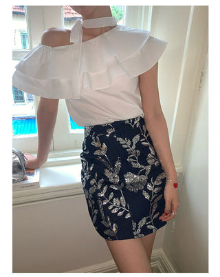 cold-shoulder top