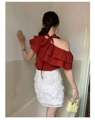 cold-shoulder top