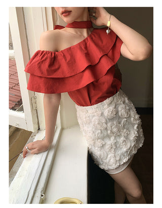 cold-shoulder top