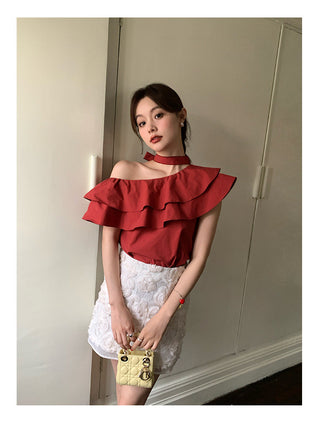 cold-shoulder top