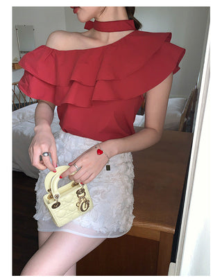 cold-shoulder top