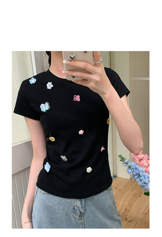 decals slim fit T-shirt