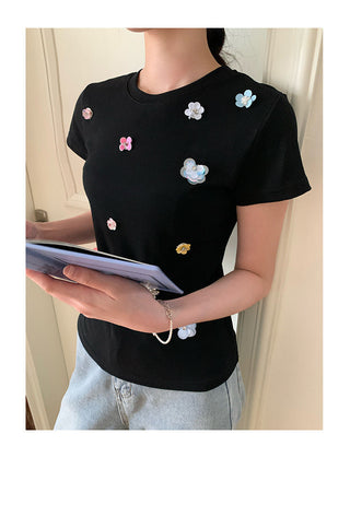 decals slim fit T-shirt