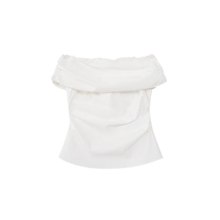 French off-shoulder slim top