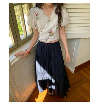 French puff sleeve top
