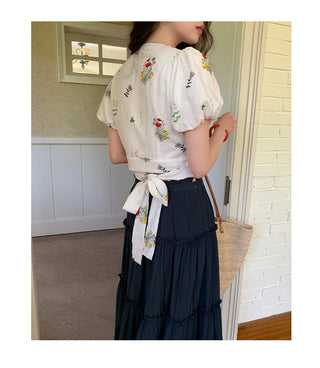 French puff sleeve top