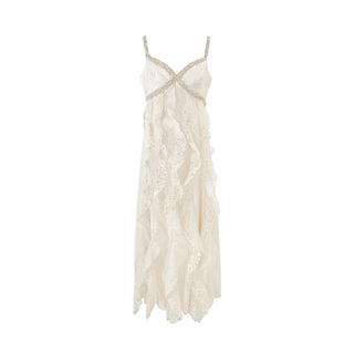 French lace sling dress