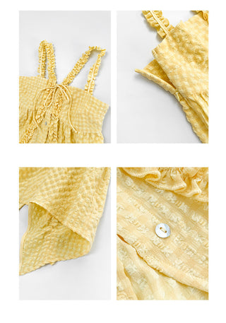 texture slim outside strap top