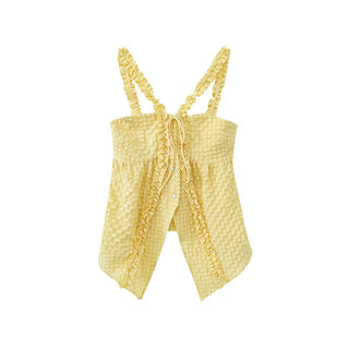texture slim outside strap top