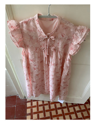 butterfly print short dress