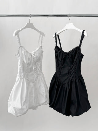 Fishbone lace dress