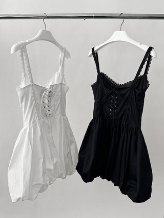 Fishbone lace dress