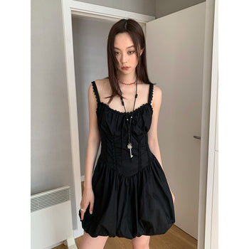 Fishbone lace dress