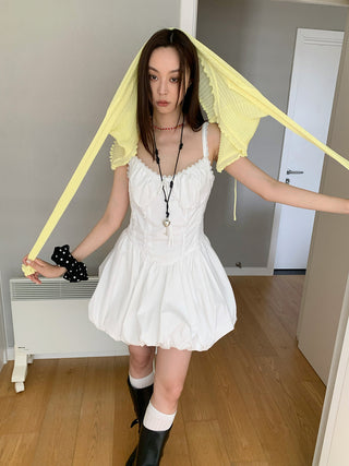Fishbone lace dress