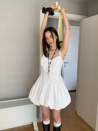 Fishbone lace dress