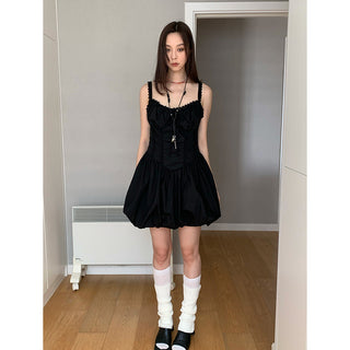 Fishbone lace dress