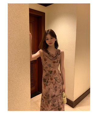 off-shoulder floral dress