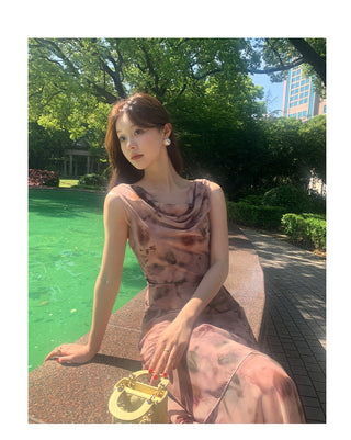 off-shoulder floral dress