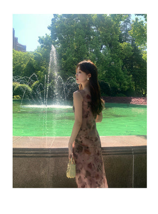off-shoulder floral dress