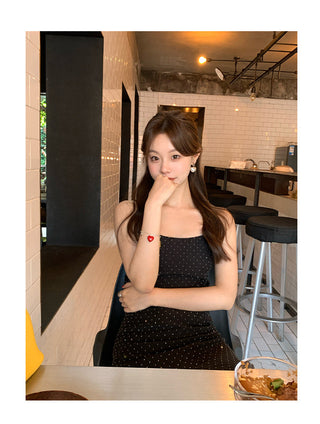 fishtail sling dress