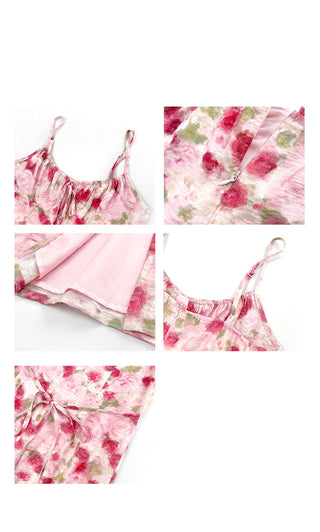 floral strap dress