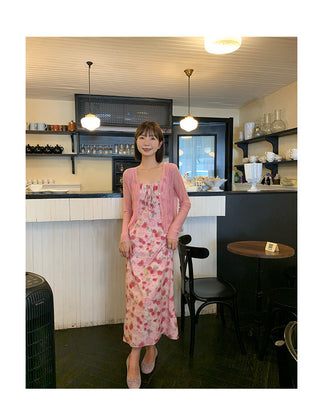 floral strap dress