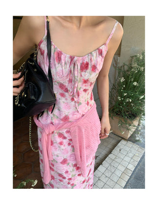 floral strap dress