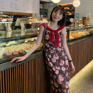 floral strap dress