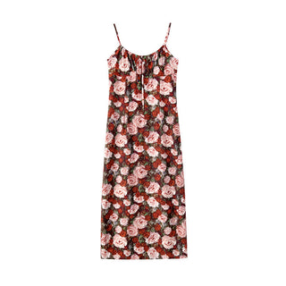 floral strap dress