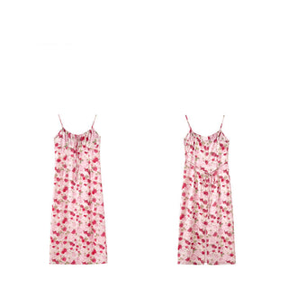 floral strap dress