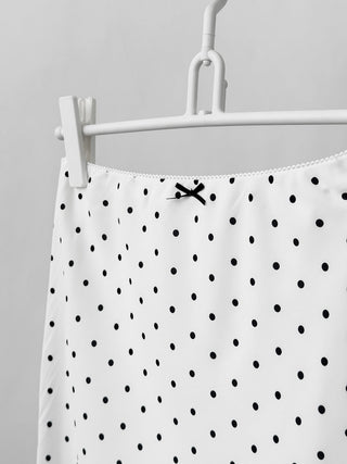 polka dot skirt
