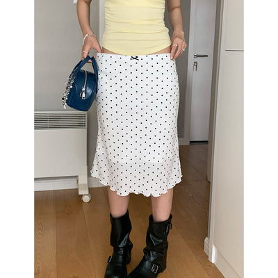 polka dot skirt