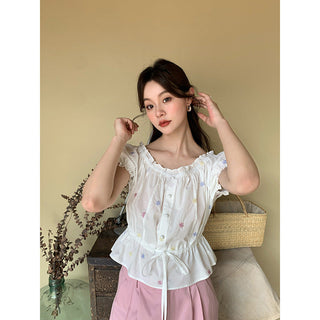 lace-up shirt