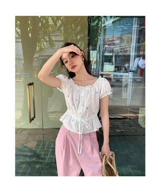 lace-up shirt