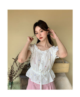 lace-up shirt