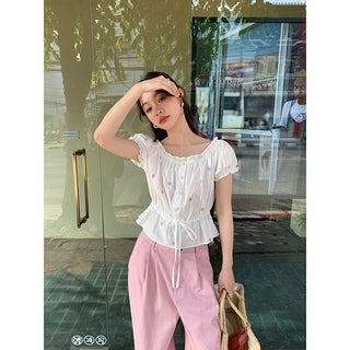 lace-up shirt
