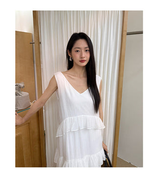 ruffled dress