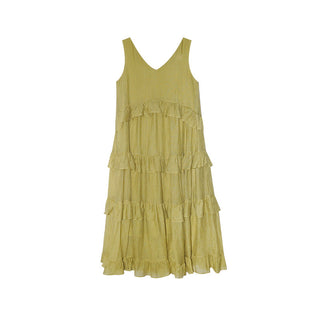 ruffled dress