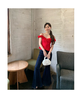 off-shoulder top
